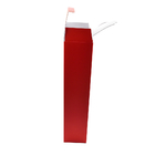 Scatola regalo con bottiglia singola di colore rosso personalizzato per la superficie liscia dello champagne