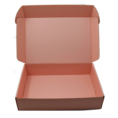 comprare Il bollettino ondulato rosa inscatola la scatola d'imballaggio ondulata amichevole di Eco online manufacture