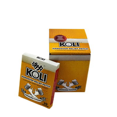 comprare Il bollettino ondulato robusto inscatola il sollievo giallo connesso con la scatola irritata della medicina dei muscoli online manufacture