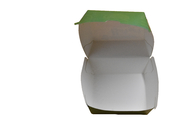 I contenitori ondulati di un pezzo di bollettino del FSC fanno festa Mini Burger Boxes