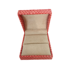Piccole scatole regalo di lusso in cartone rosa rigido Braccialetto portatile Imballaggio Scatole di gioielli personalizzate