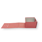 Scatole regalo magnetiche pieghevoli rosa e eccellenti scatole regalo in cartone riciclato