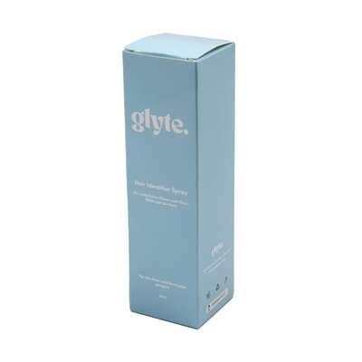 comprare Scatola di imballaggio per la cura della pelle cosmetica blu riciclabile con stampa UV e customizzazione dell'inserto EVA online manufacture