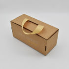 Kraft bianco ha ondulato il bollettino inscatola Artpaper Shoebox pieghevole con Carry Handle
