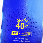 Le scatole d'imballaggio cosmetiche di Sunblock affrontano il rivestimento UV d'imballaggio crema della protezione ondulata
