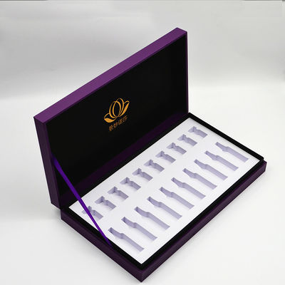 comprare Cinghia provvista di cardini di legno d'imballaggio cosmetica delle scatole CCNB Kit Skincare Beauty With Ribbon di trucco esterno online manufacture
