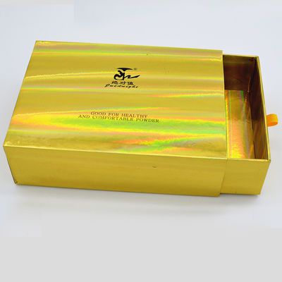 comprare Rigido di lusso del ODM di effetto di partita della carta del cassetto di PMS olografico della scatola online manufacture