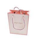 Carry Custom Paper Shopping Bags 250g ha impresso promozionale con la maniglia abbinata della corda dei pp
