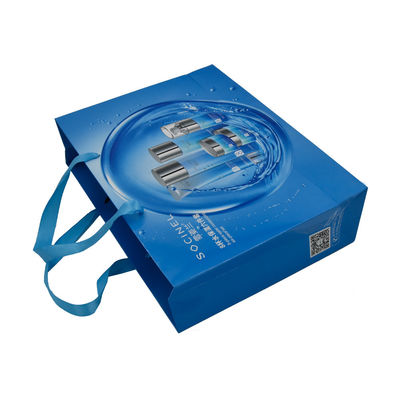 comprare Boutique di compera di lusso lucido del sacco di carta che imballa anti graffio 190gsm per il cosmetico online manufacture