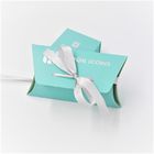 Contenitori di regalo blu dei gioielli del cartone di Crepack EVA Ring Paper Earrping Pendant Box con il nastro