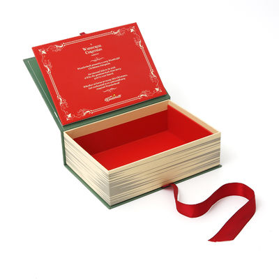 comprare Pop-up di lusso dei contenitori di regalo di ferie 3D con la chiusura magnetica del legame della corda online manufacture