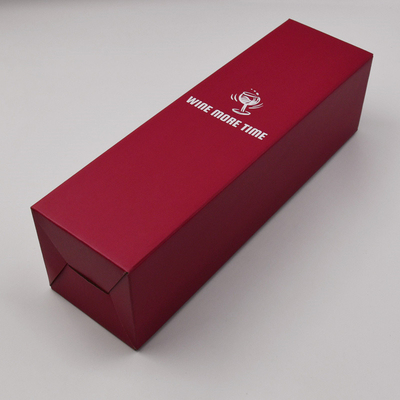 comprare Singola scatola di spedizione di un pezzo pieghevole di bollettino del contenitore di regalo della bottiglia di vino online manufacture