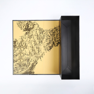 comprare Confezione regalo per bottiglia di vino champagne con patta in cartone, chiusura magnetica, confezione piatta rigida, confezione da brandy per whisky online manufacture