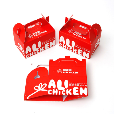 La scatola riciclata su ordinazione Chips Disposable Fast Food Roast porta via la scatola per Resataurant