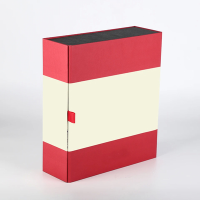 Scatola regalo con chiusura magnetica per bottiglia di vino personalizzabile