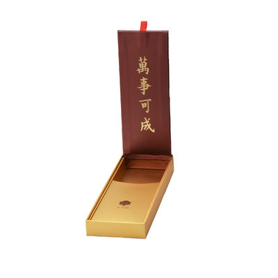 Scatola regalo di lusso riutilizzabile di alta gamma in stile cinese con chiusura magnetica a ribalta e nastro per piccole imprese