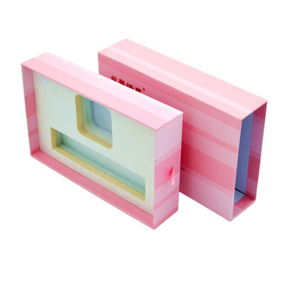 1400gsm che fa scorrere il regalo del cassetto inscatola la spinta rosa rigida di Greyboard della partita e tira ISO9001