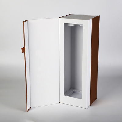 Contenitore pieghevole di vino della chiusura della falda di Greyboard del contenitore di regalo di EVA Insert Inlay Rigid Magnetic
