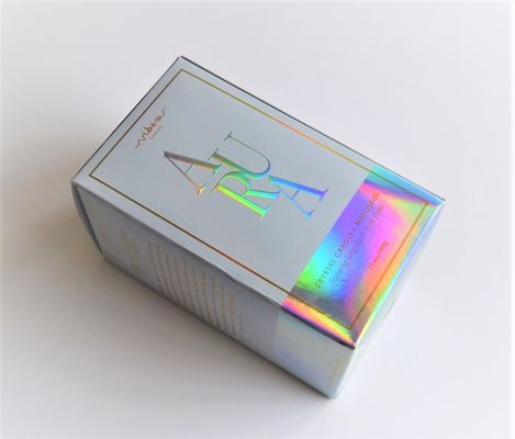 Scatola olografica della candela con stampa dell'oro