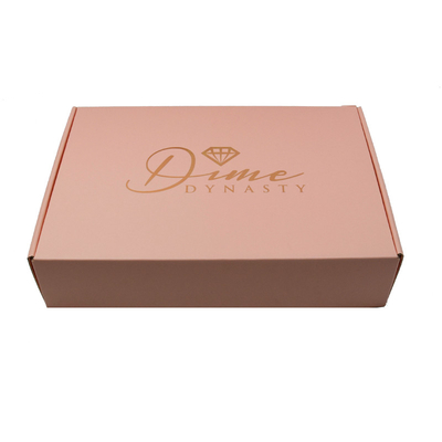 I gioielli hanno ondulato le scatole di spedizione Logo Cardboard Mailer Box su ordinazione