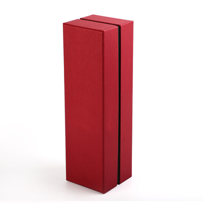 Scatole regalo di lusso in legno Piccole incernierate MDF avvolte in pelle PU