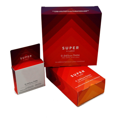 Contenitore di preservativo di colore 350g Artpaper di Pantone con il logo di goffratura